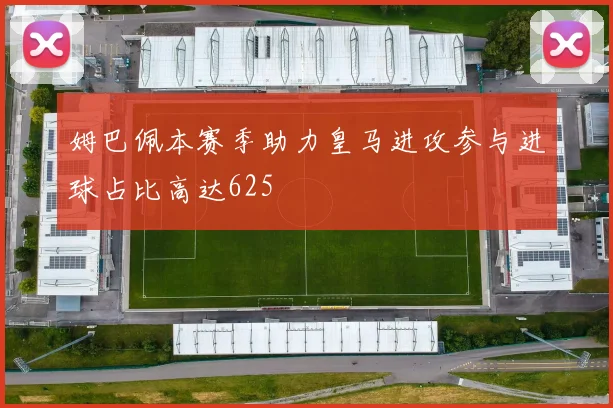 姆巴佩本赛季助力皇马进攻参与进球占比高达625